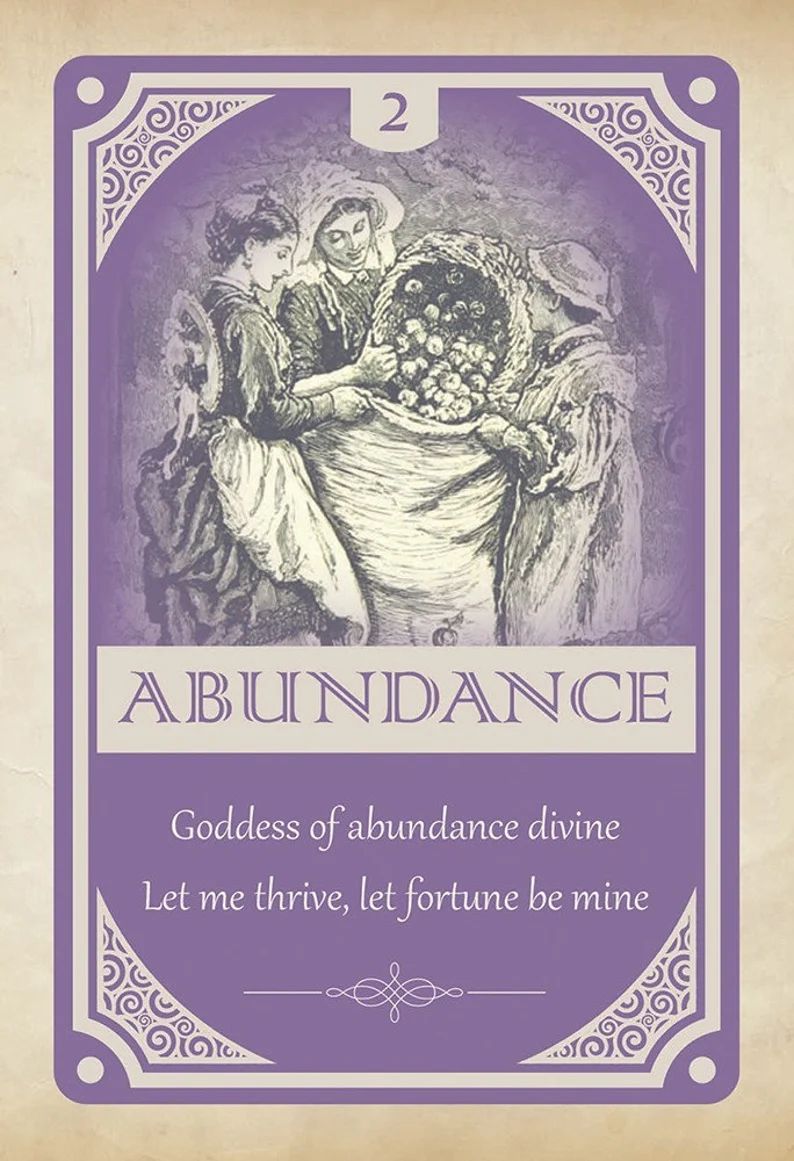 2 Abundance - Magickal Spellcards