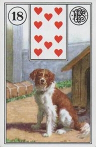 18 Dog - Mlle Lenormand Cartomancy