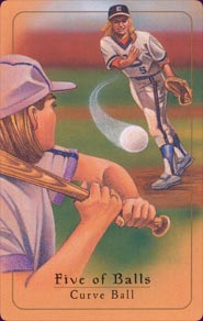 Five of Swords - Baseball Tarot