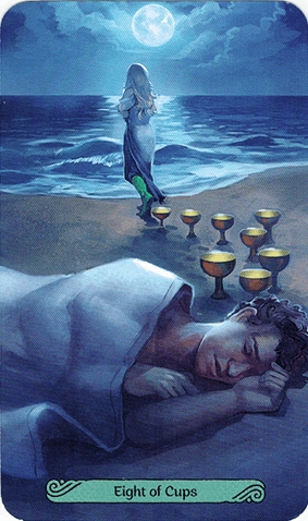 Eight of Cups - Mermaid Tarot