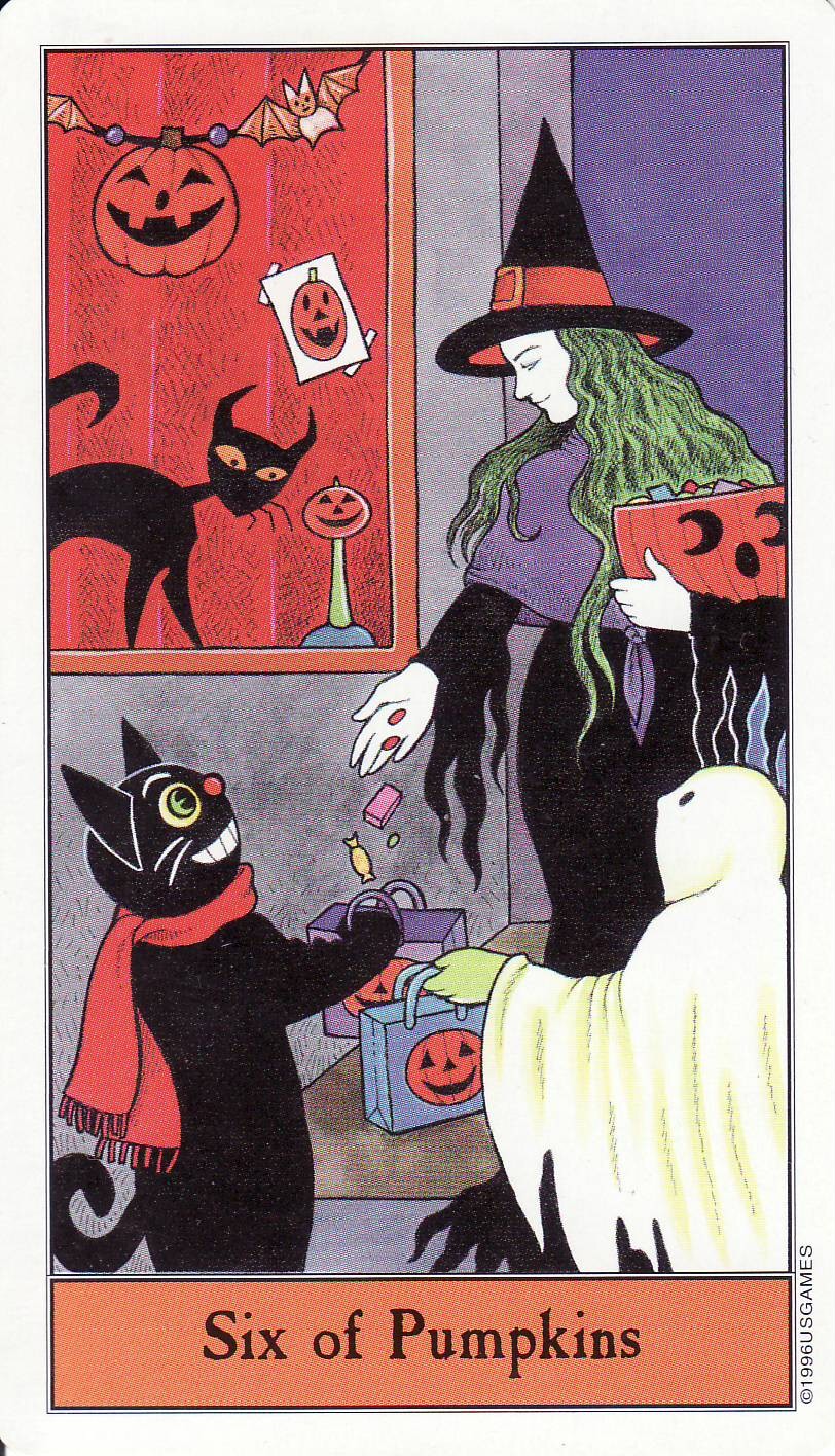 Six of Pentacles - The Halloween Tarot