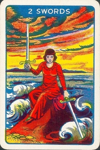 Two of Swords - Thomson-Leng Tarot