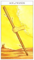 Ace of Wands - Sharman-Caselli Tarot