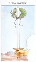 Ace of Swords - Sharman-Caselli Tarot