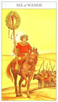 Six of Wands - Sharman-Caselli Tarot