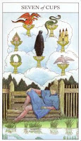 Seven of Cups - Sharman-Caselli Tarot