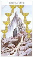 Eight of Cups - Sharman-Caselli Tarot