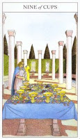 Nine of Cups - Sharman-Caselli Tarot