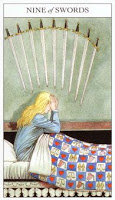 Nine of Swords - Sharman-Caselli Tarot