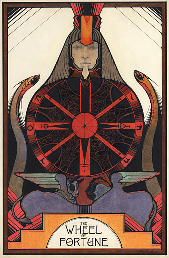 Wheel of Fortune - Aquarian Tarot