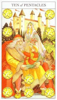 Ten of Pentacles - Sharman-Caselli Tarot