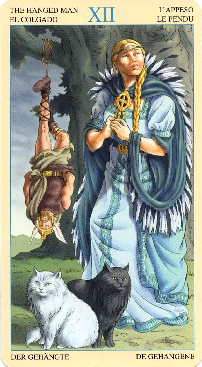 The Hanged Man - Universal Goddess Tarot