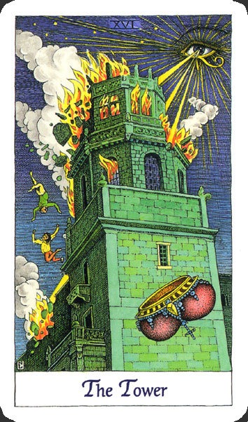 The Tower - Cosmic Tarot