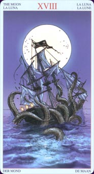 The Moon - Tarot of Pirates