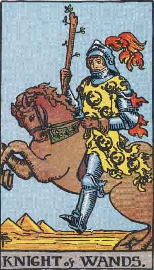 Knight of Wands - Rider-Waite Tarot