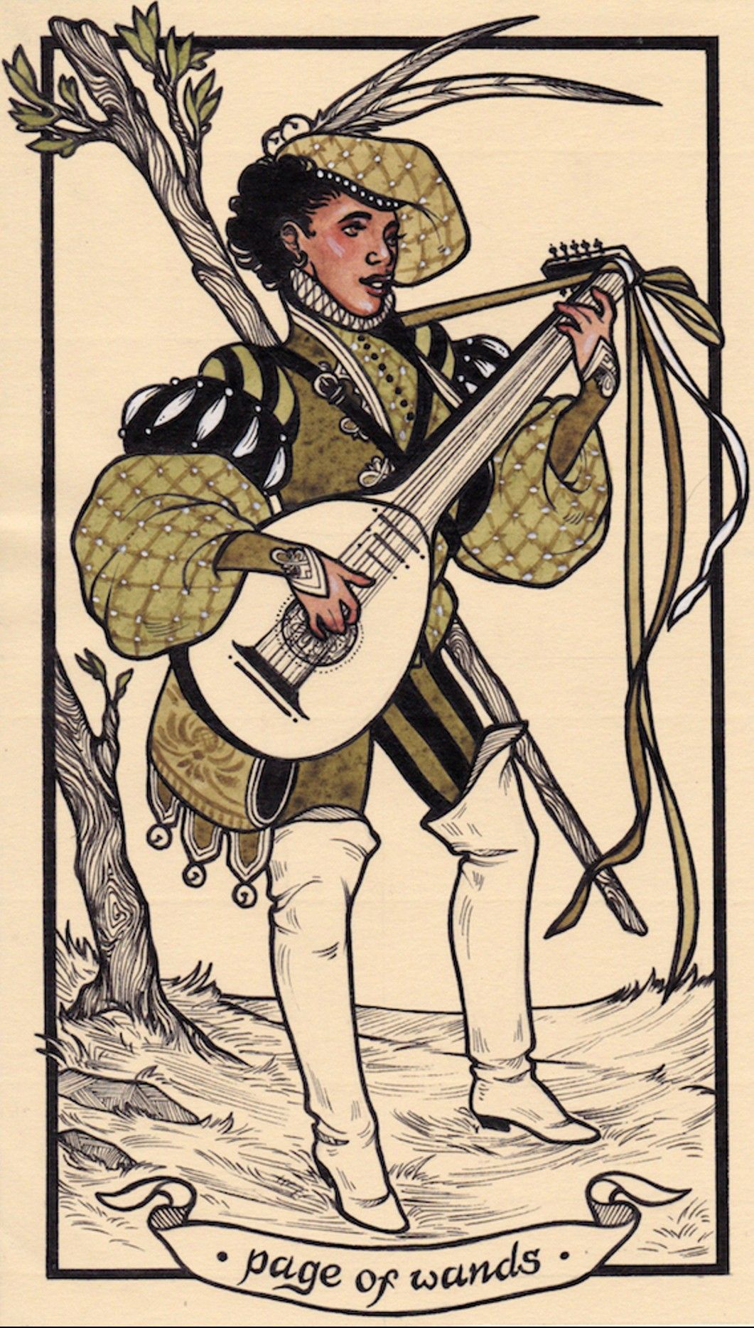 Page of Wands - Fyodor Pavlov Tarot