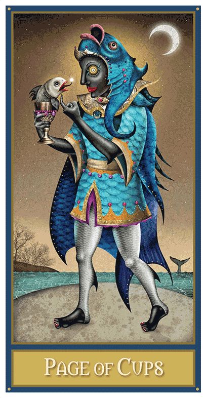 Page of Cups - Deviant Moon Tarot