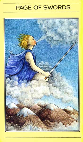 Page of Swords - Mythic Tarot